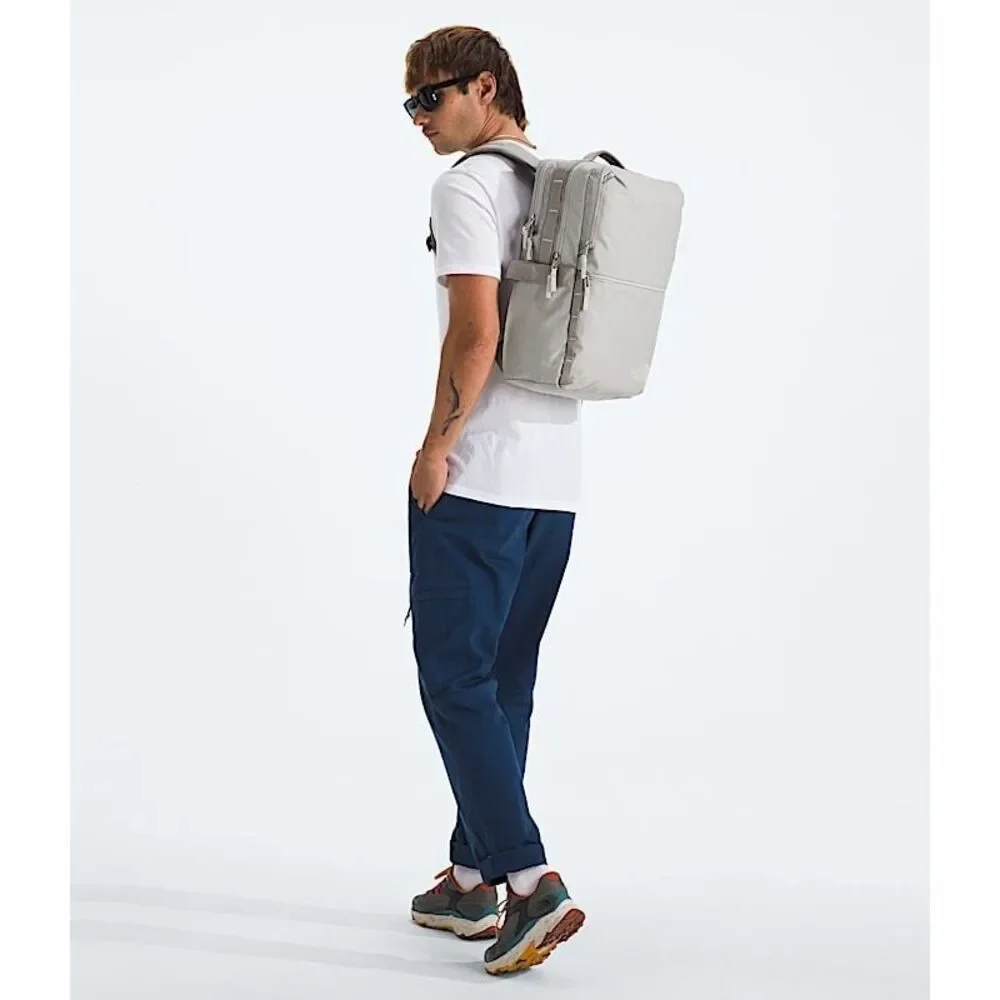 North Face Backpack Base Camp Voyager‎ NEW Daypack Cream Soapstone Stone Slab